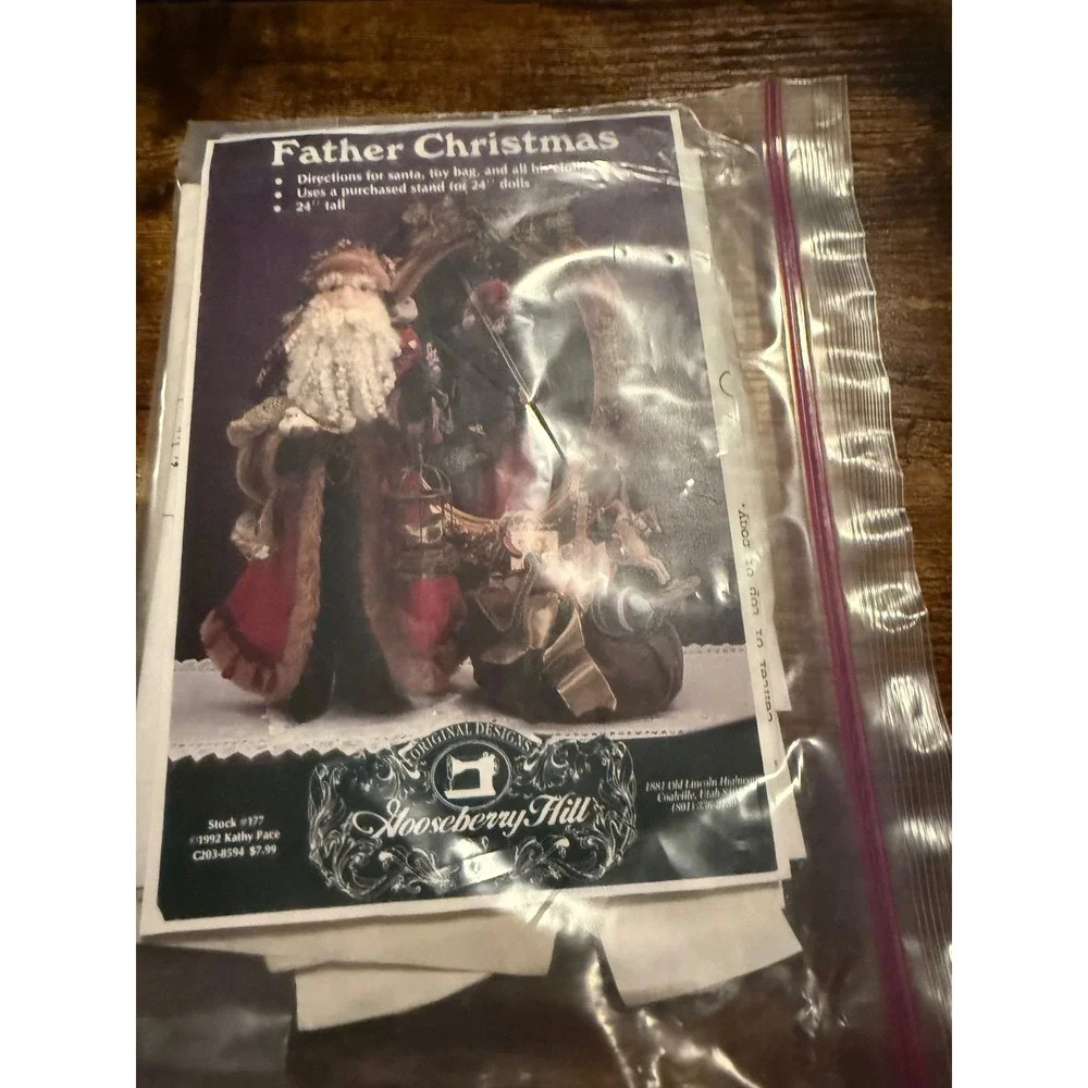 Gooseberry Hill Father Christmas Sewing Pattern 177 Kathy Pace 24